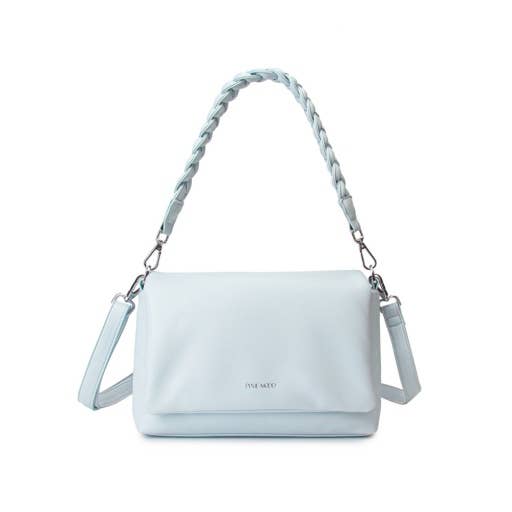 Bubbly Small - Recycled Vegan Shoulder Bag - Ice Blue