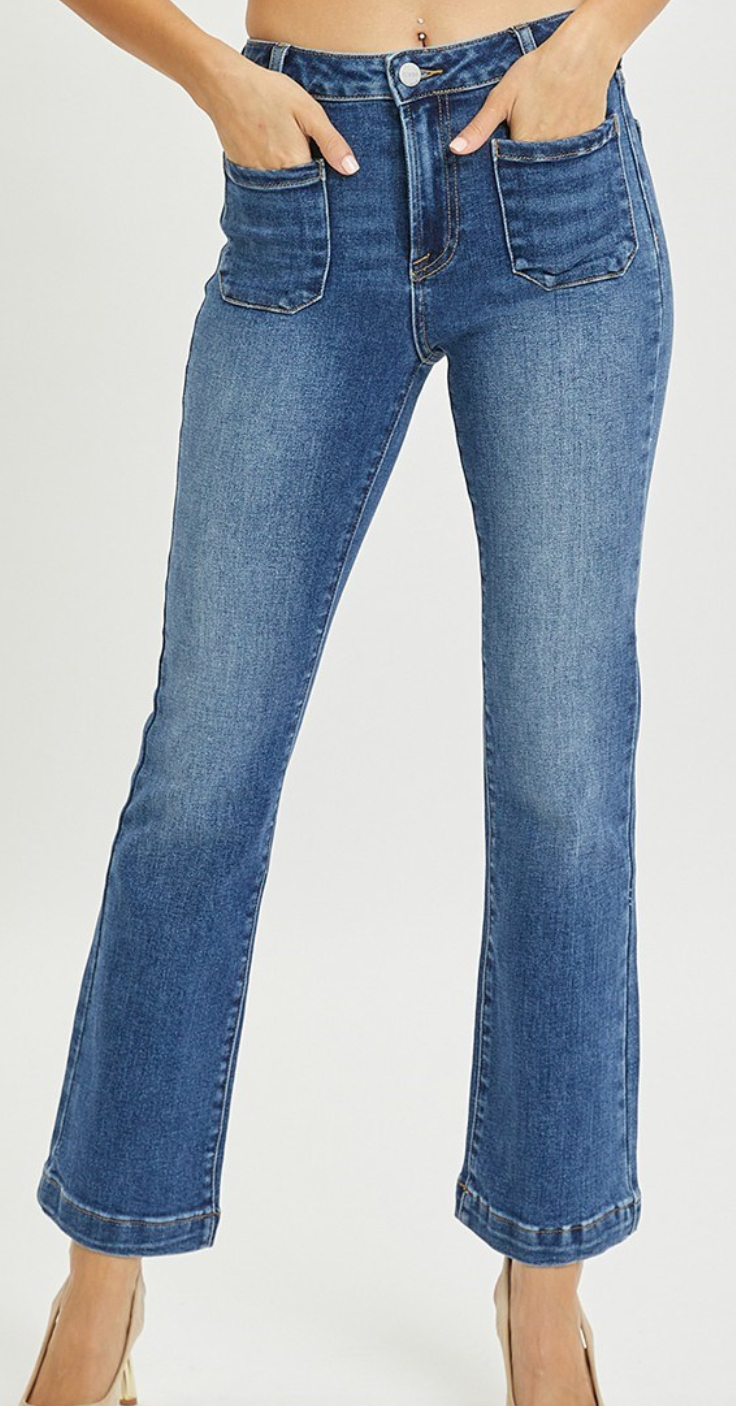 jeans with patch pocket