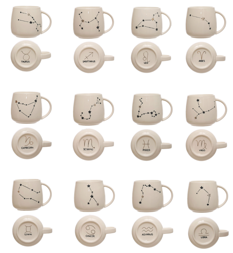 zodiac mugs