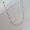 Jake Bar Cable Layering Chain Necklace Gold Filled