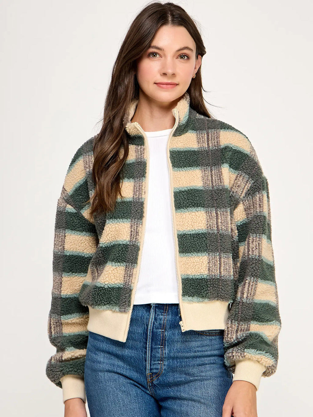 Kero　IRENE Shadow Plaid Jacket Irene Jacket – Las Nuñez's Boutique