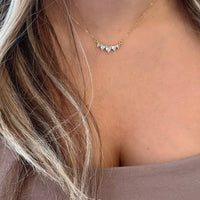 Ariana CZ Heart Gold Filled Necklace