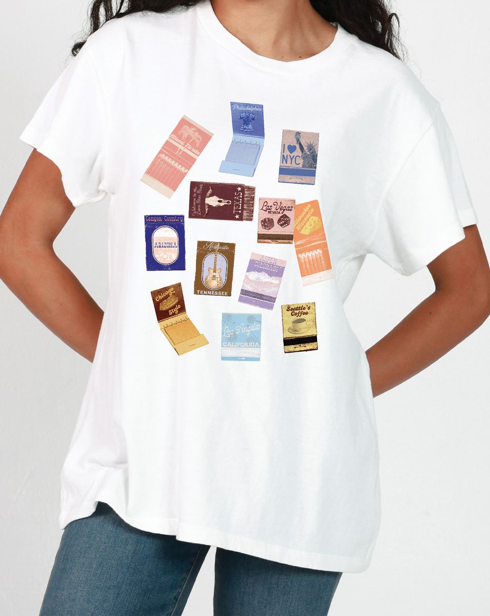 Girl Dangerous Matches Graphic Tee
