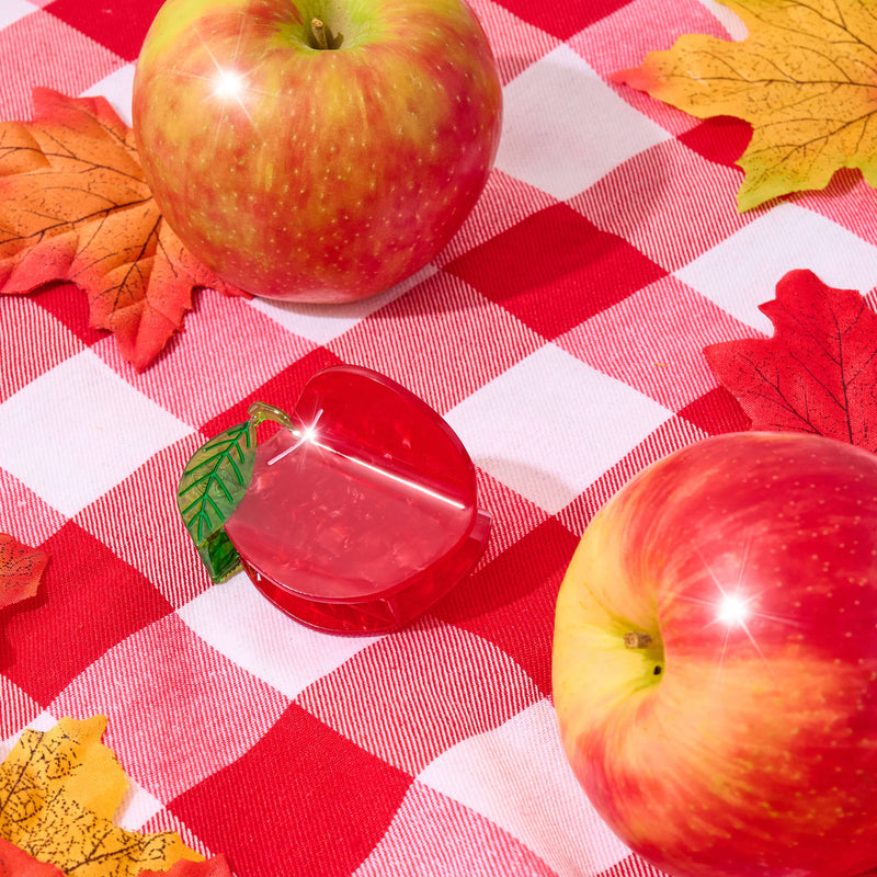 Midi Red Apple Hair Claw Clip