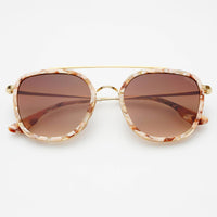 Weston Acetate Round Unisex Sunglasses - Pink