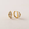 Clarice Huggie Hoop Earrings