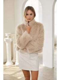 Faux Fur Short Jacket