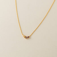 Amorette Necklace | Gold-Plated | Glass Crystal Necklace