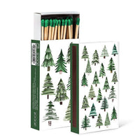 Green Simple Tree Matches-45 sticks-4"L