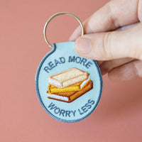 Read More Embroidered Keychain
