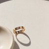 Cigar Band Ring in 14k Gold Fill or Sterling Silver