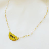 Happy Mama Pendant Gold Filled Necklace