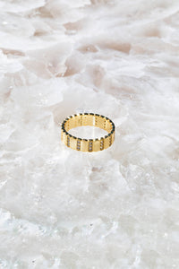 FLASH RING- 14K GOLD VERMEIL