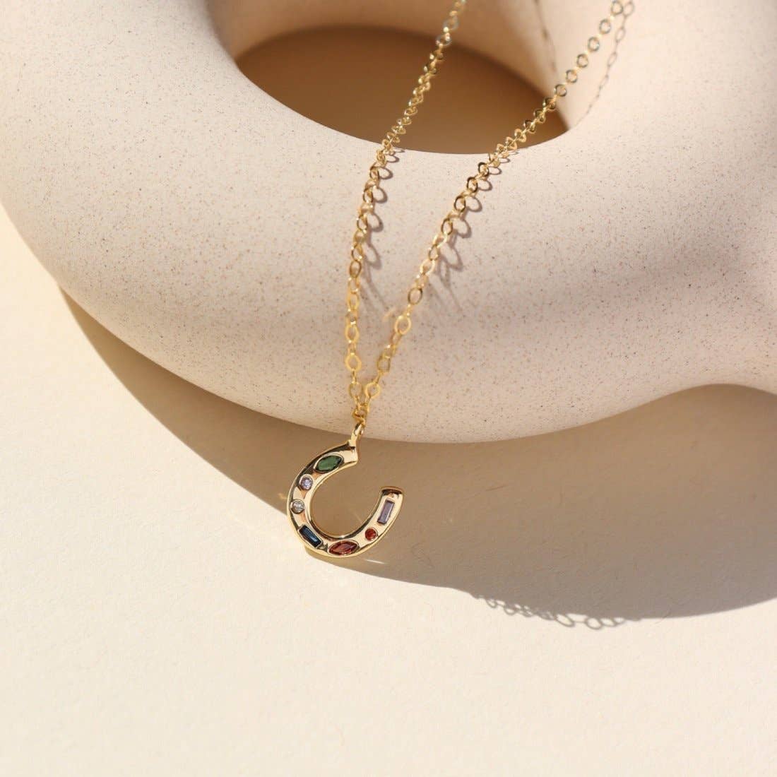 Horseshoe Charm Necklace