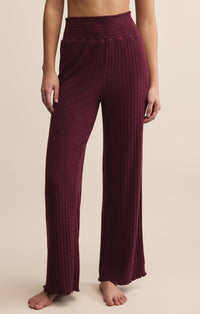 The Dawn Ribbed Smocked Pant