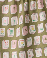 Flower Tiles Tea Towel