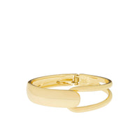 Overlap hinge bangle
