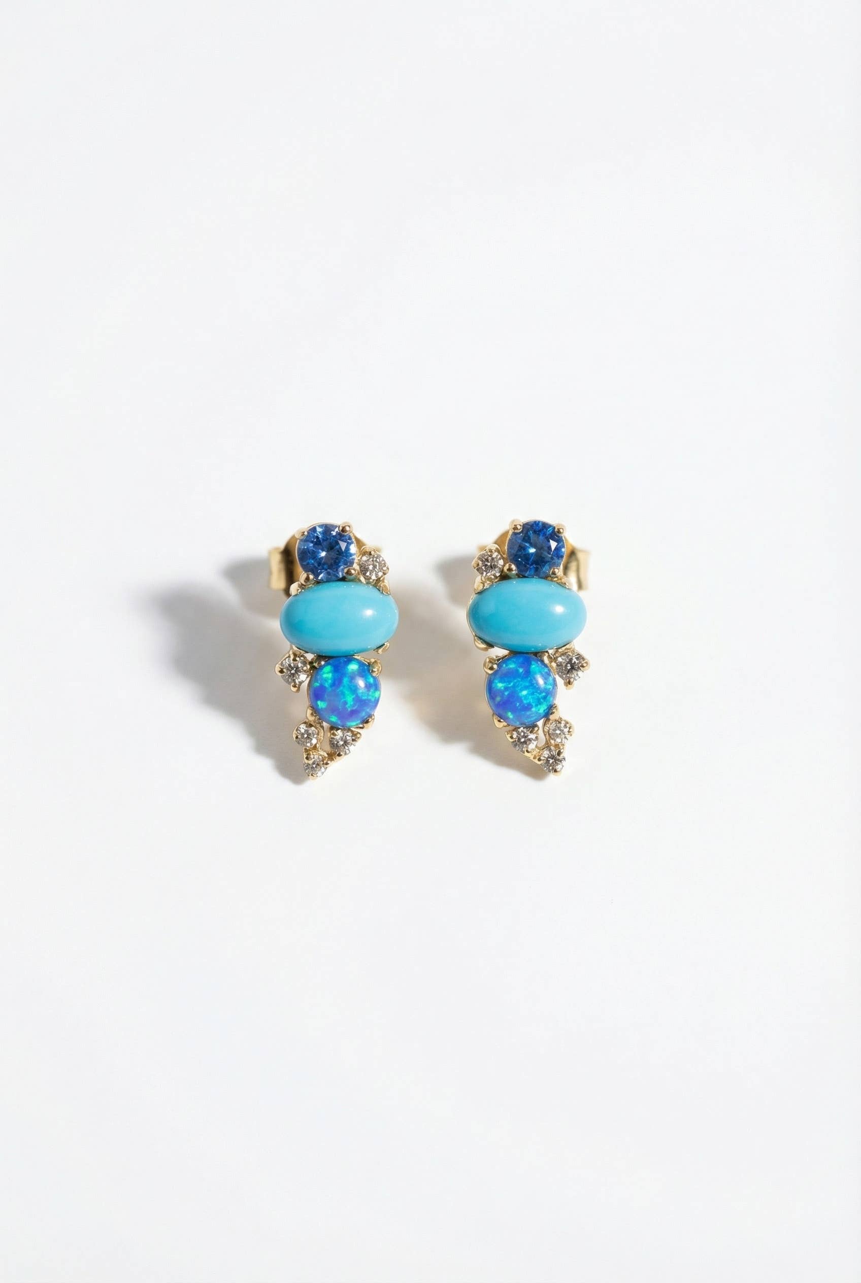 RIVIERA STUD EARRINGS- SANTORINI