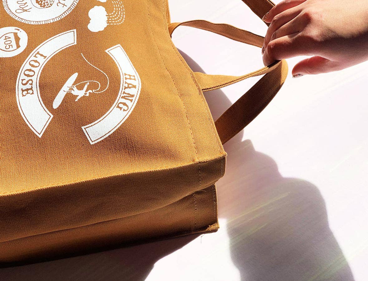 Colorado Shopper Tote - Cotton Canvas Grocery Bag, USA Made