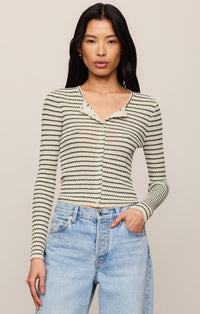 Z Supply Rosanna Stripe Sweater Top