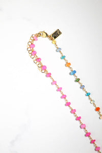 NEON RAINBOW OPAL NECKLACE