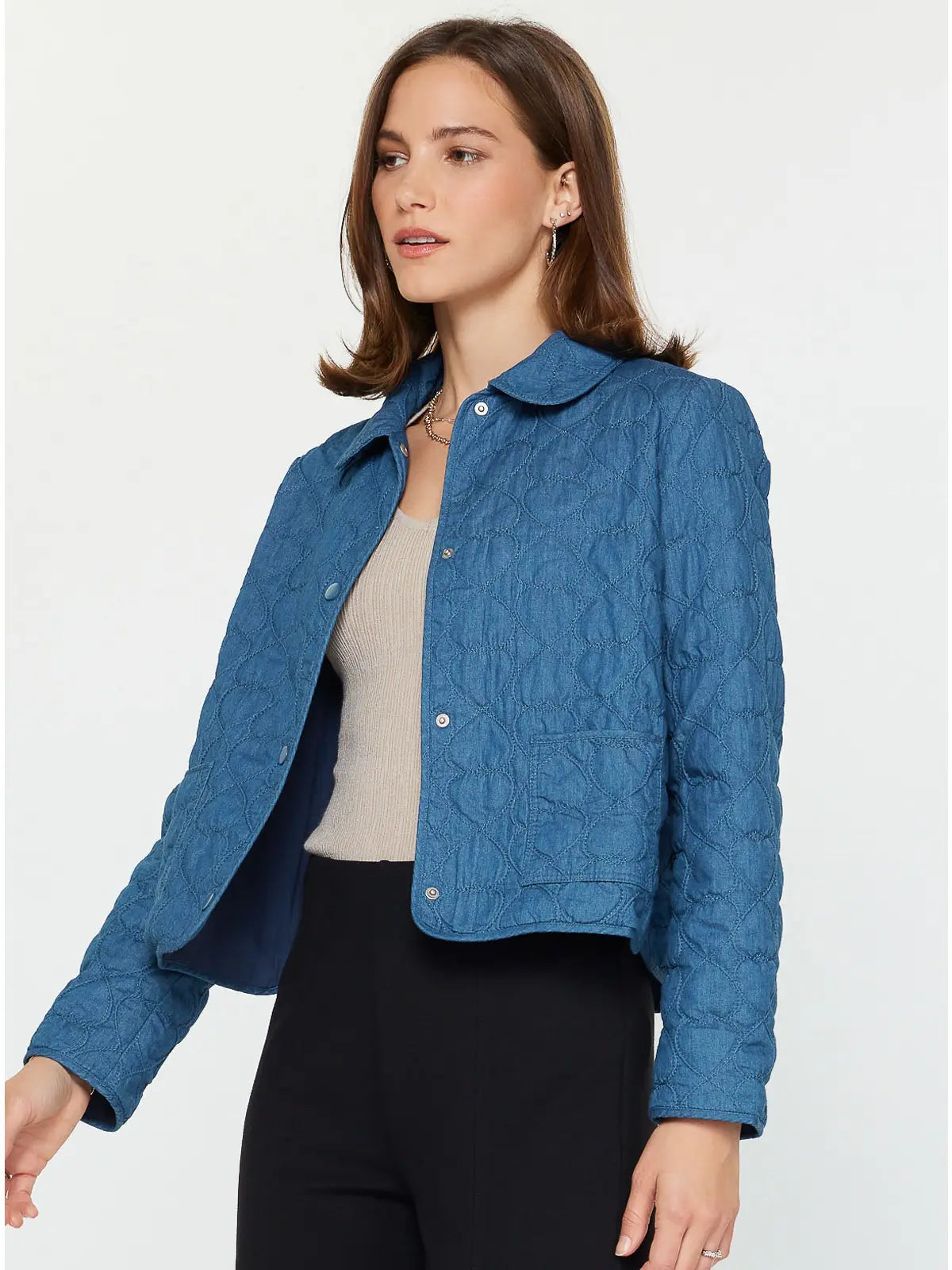 Heart Quilted Jacket
