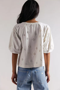 Jessie Eyelet Tee