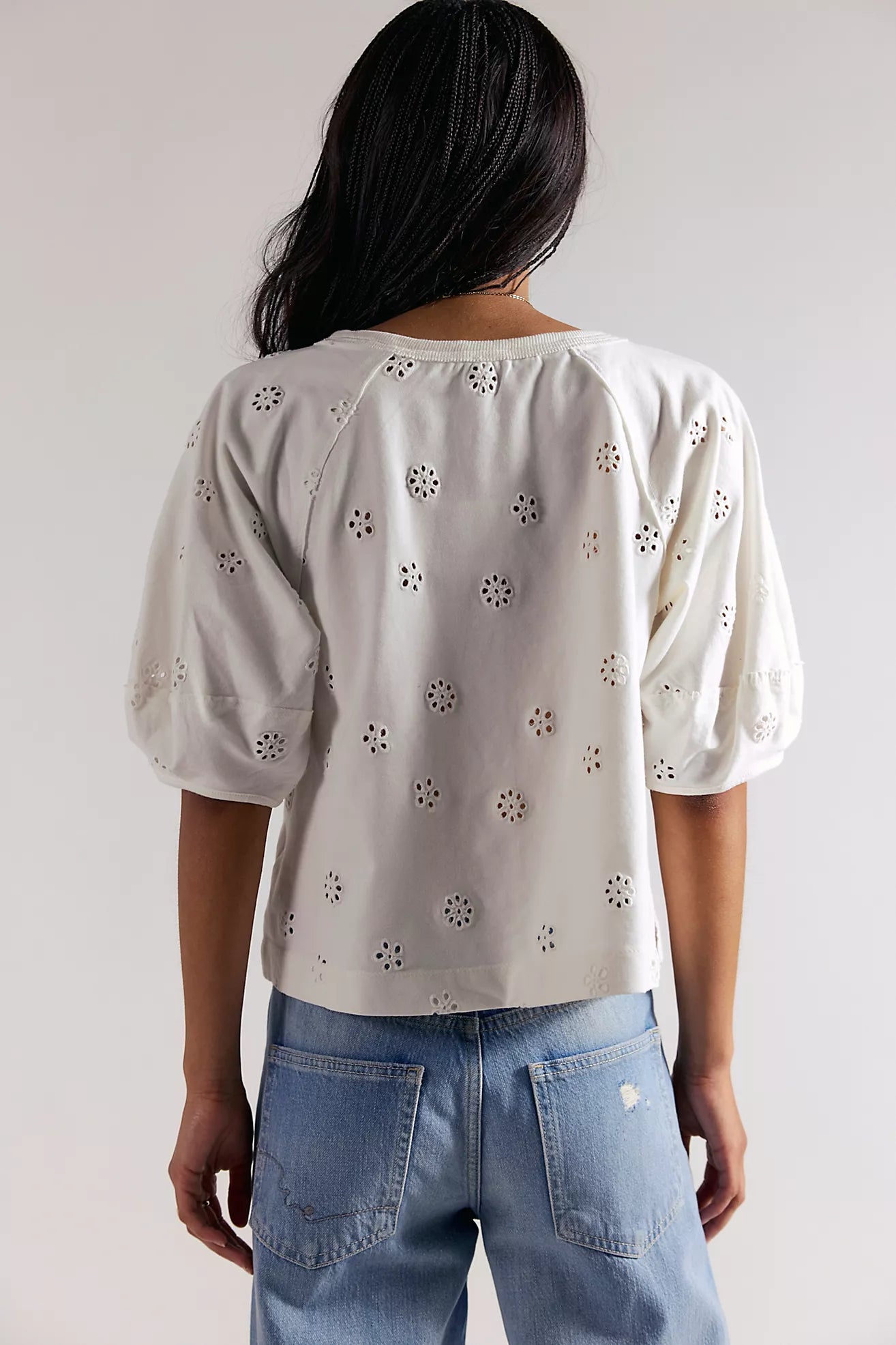 Jessie Eyelet Tee