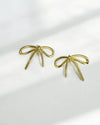 All Wrapped Up Bow Gold Filled Stud Earrings