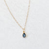 Rain Petite CZ Necklace Gold Filled