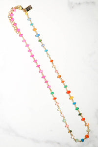 NEON RAINBOW OPAL NECKLACE