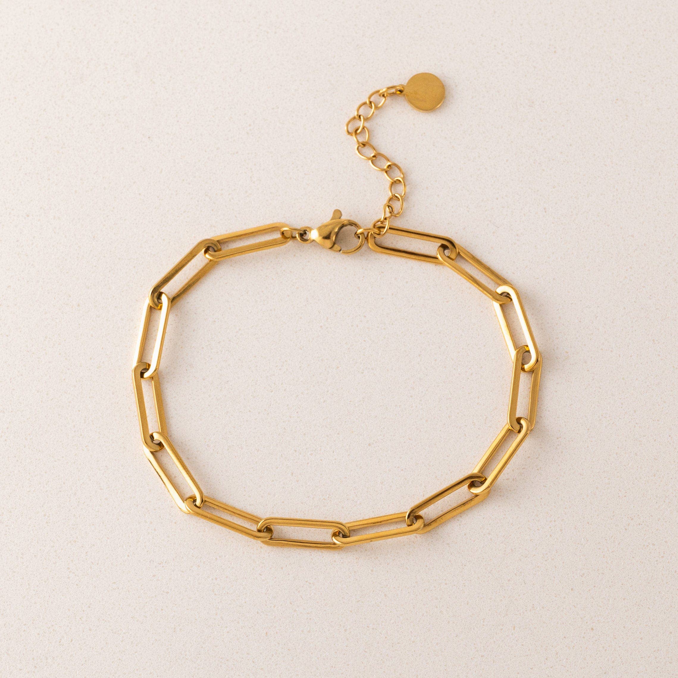 Bold Paperclip Bracelet | Gold Bracelet | Minimalist Jewelry