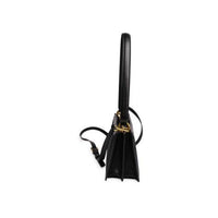 Abigail Clutch - Recycled Vegan Bag - Black Pleated
