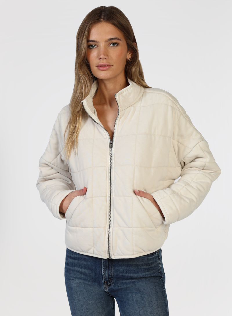 QUILTED ZIP JACKET