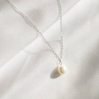 Reese Freshwater Pearl Necklace Sterling Silver