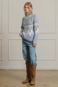 Alpine Diamond Jacquard Sweater