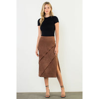 The Suede-feel Skirt