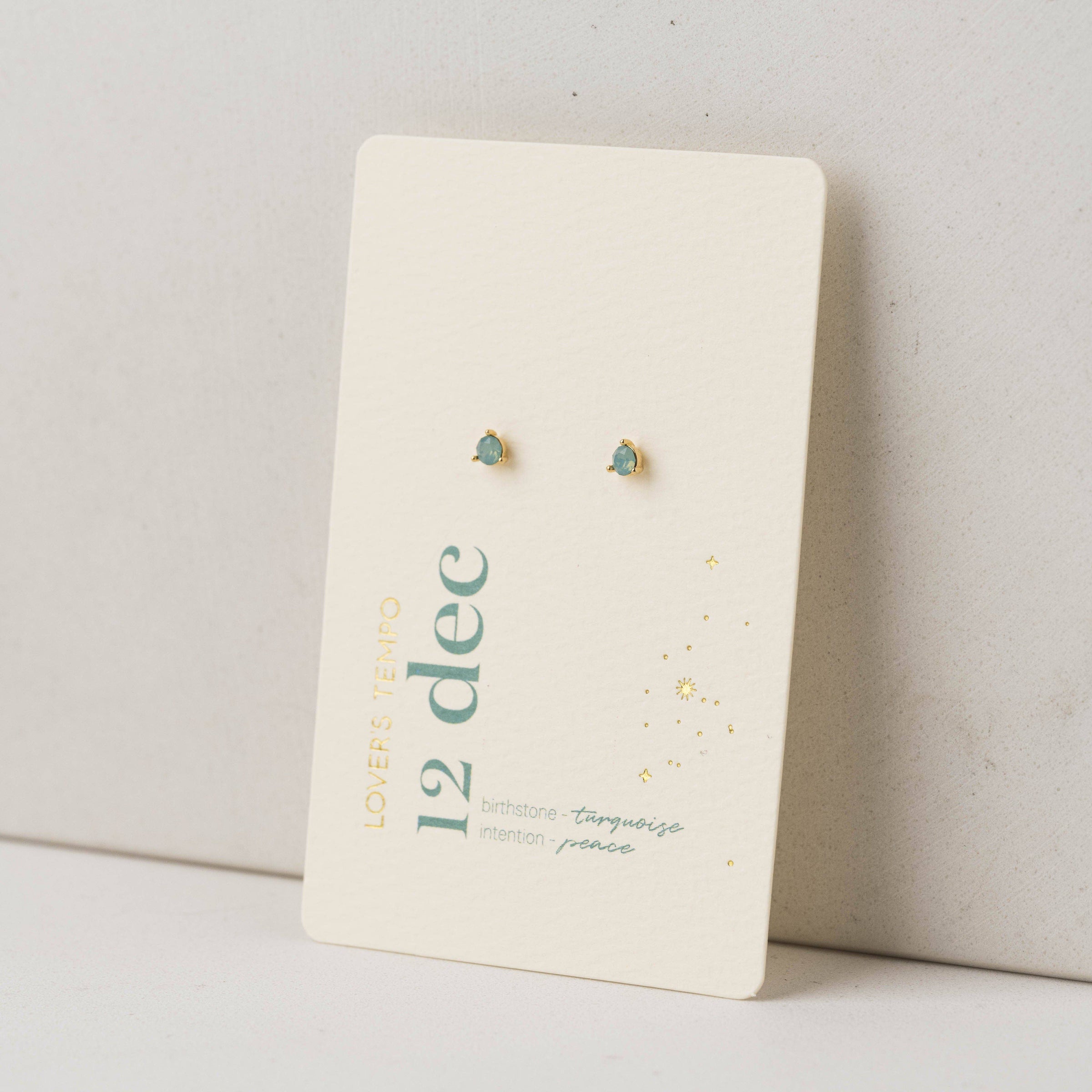 December Kaleidoscope Studs | Birthstone Studs | Crystal