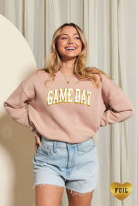 GAME DAY FOIL Mineral Graphic Sweatshirt
