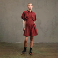 The Pintuck Shirt Dress