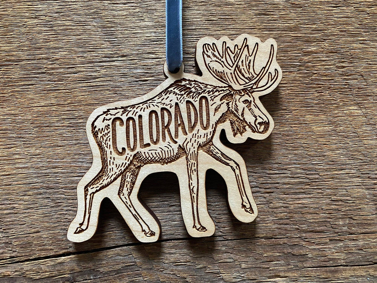Colorado Moose Ornament