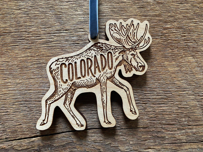 Colorado Moose Ornament