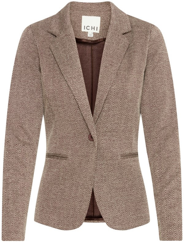 Almond Kate Jacquard Blazer