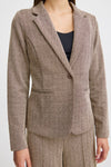 Almond Kate Jacquard Blazer