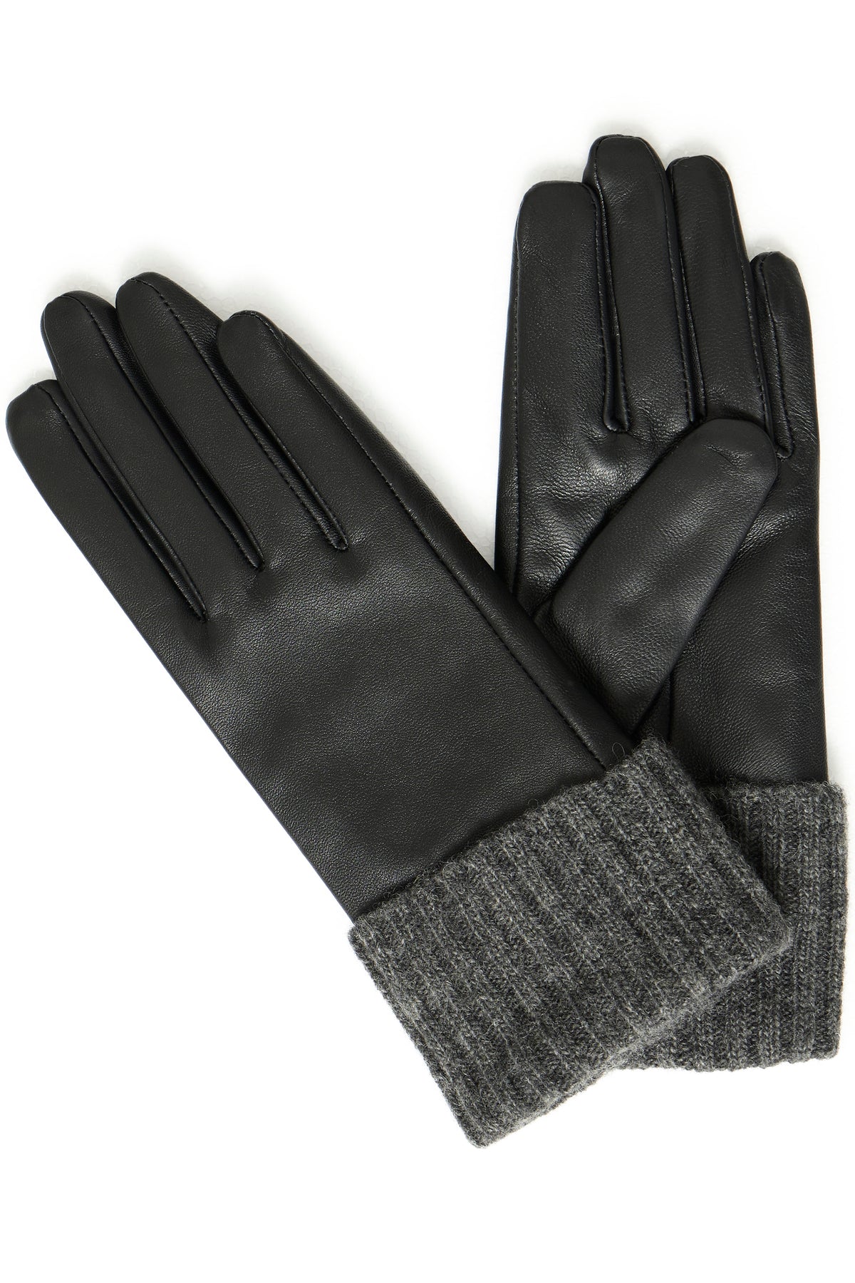 black gloves

