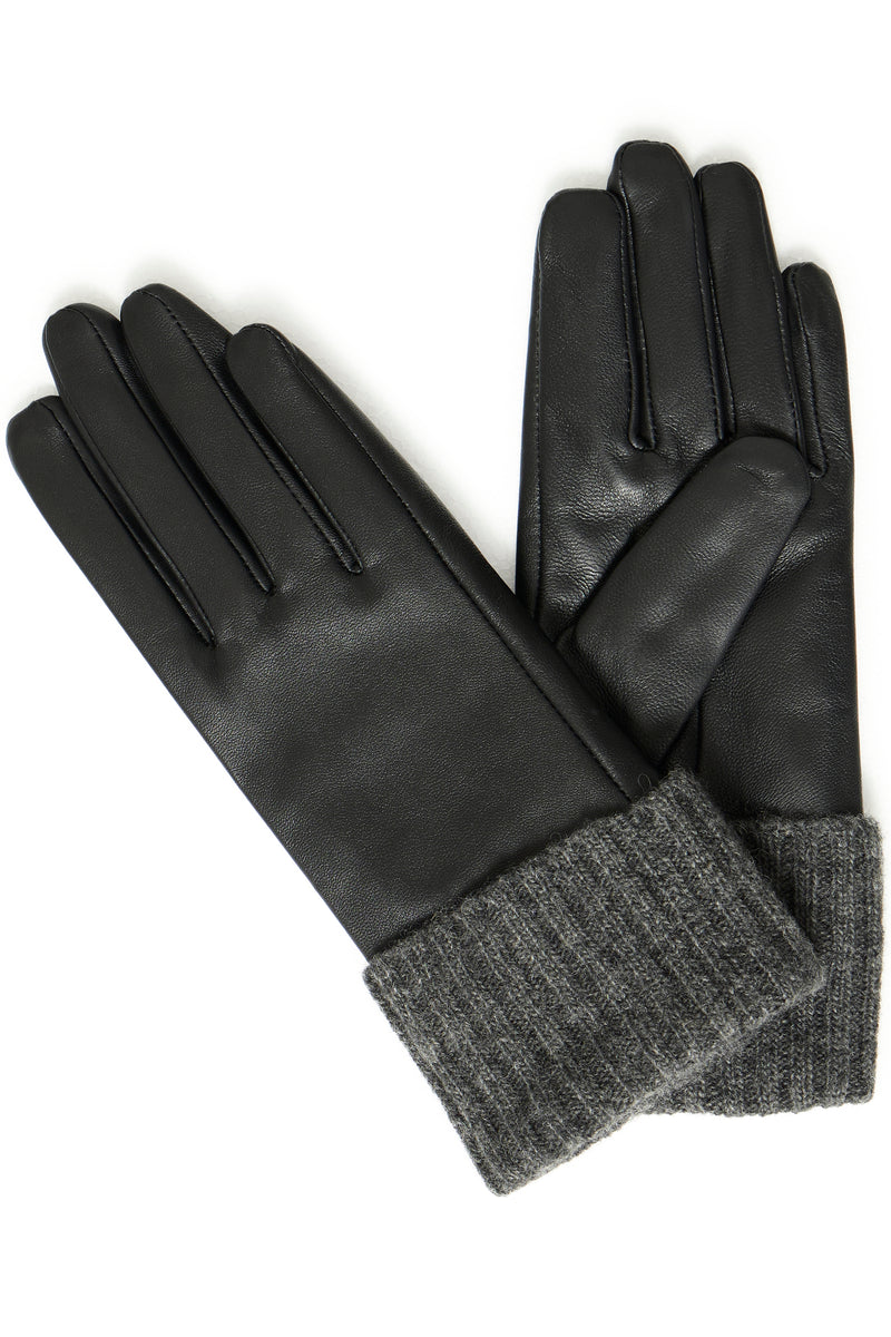 black gloves
