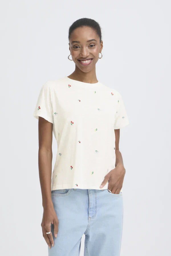 IHCI Olya Embroidered Tee