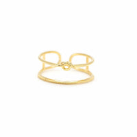 Knot Today Ring | Open Band Ring | Minimalist Ring