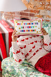 Merry & Bright Needlepoint Pillow