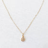 Rain Petite CZ Necklace Gold Filled